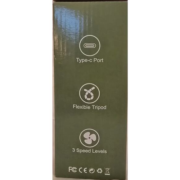 Coolice Portable Fan With Flexible Tripod For Easy Use Anywhere - Picture 4 of 5